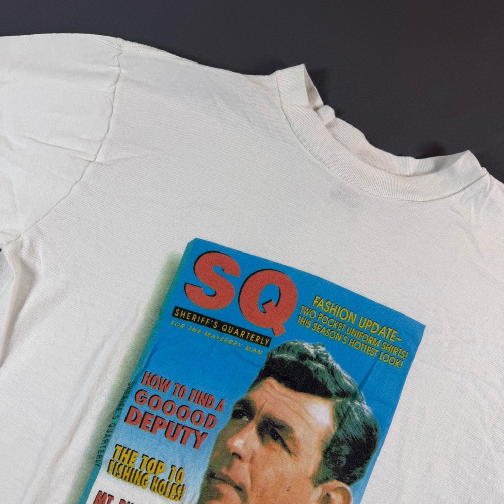 Vintage 1992 Andy Griffith Show T Shirt Single Stitch Mayberry Enterprises L